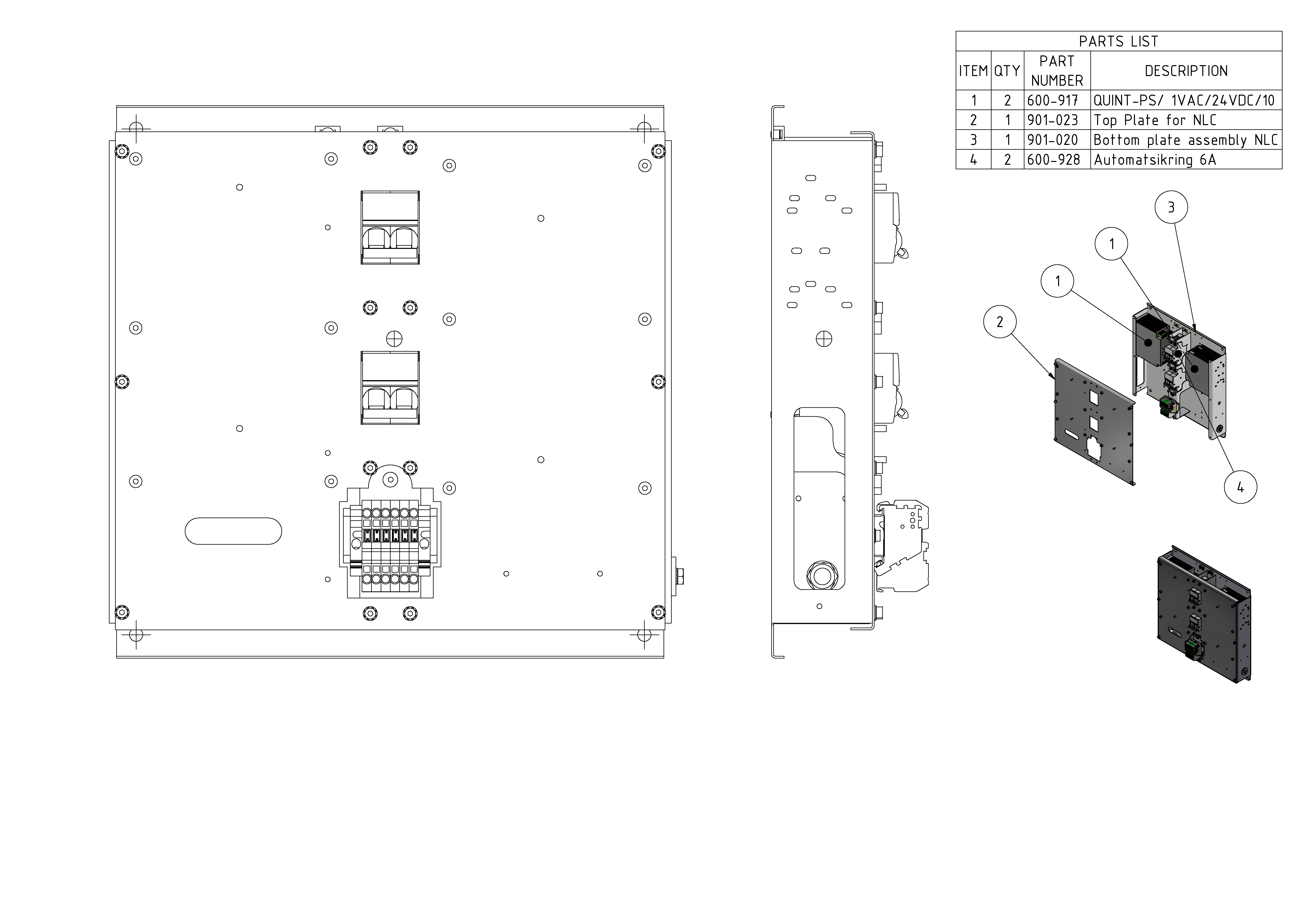 Full size NLC - Double AC power supply Full size NLC - Double AC power supply